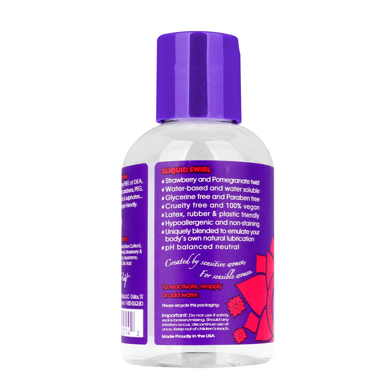 Sliquid - Naturals Swirl - Strawberry Pomegranate - 125ml