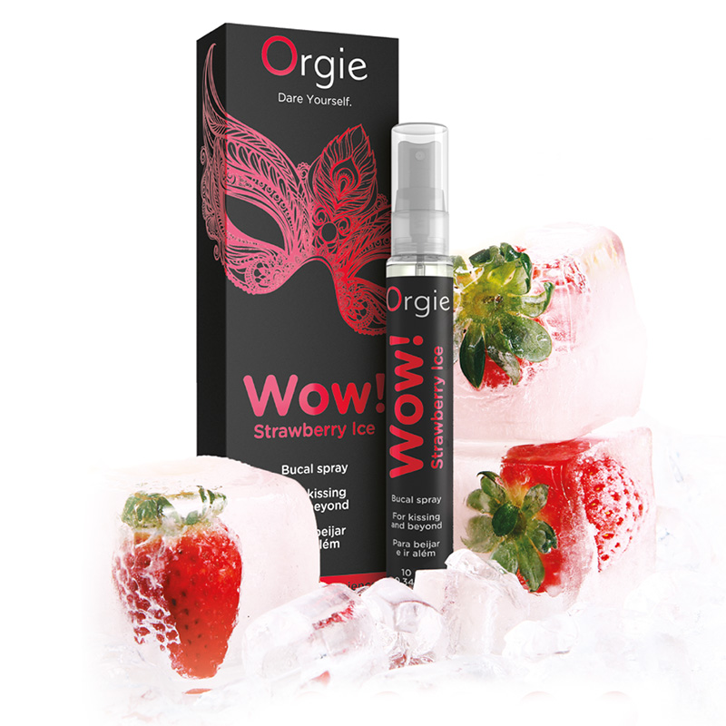 Orgie - Wow! - Strawberry Ice Bucal Spray - 10ml