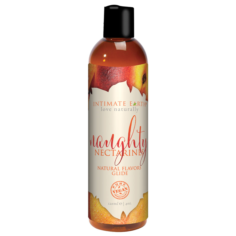 Intimate Earth - Naughty Peaches Natural Flavor Glide - 120ml
