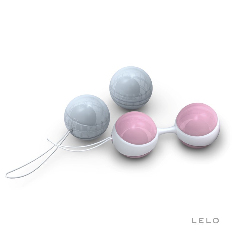 Lelo - Luna Beads Mini - Petal Pink/Powder Blue