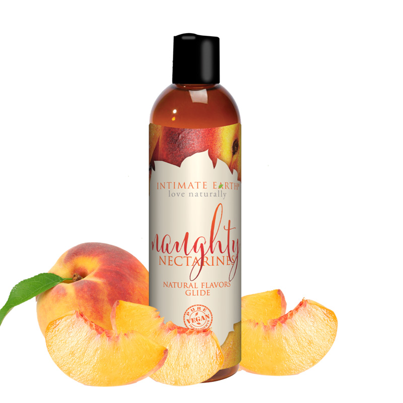 Intimate Earth - Naughty Peaches Natural Flavor Glide - 120ml