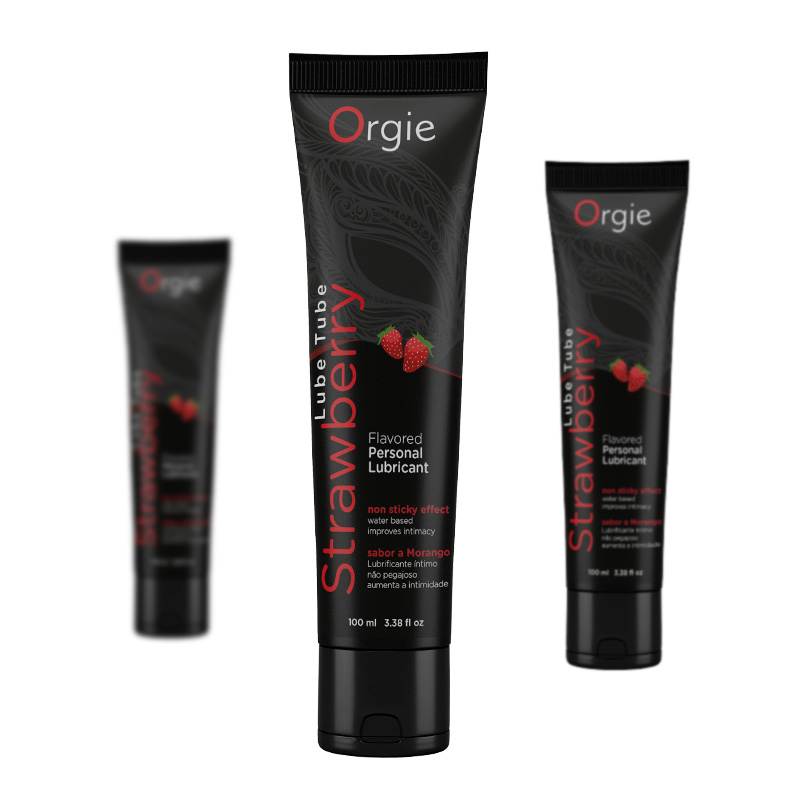 strawberry-5 Orgie - Lube Tube - Strawberry - 100ml