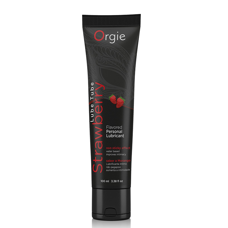 strawberry-1 Orgie - Lube Tube - Strawberry - 100ml