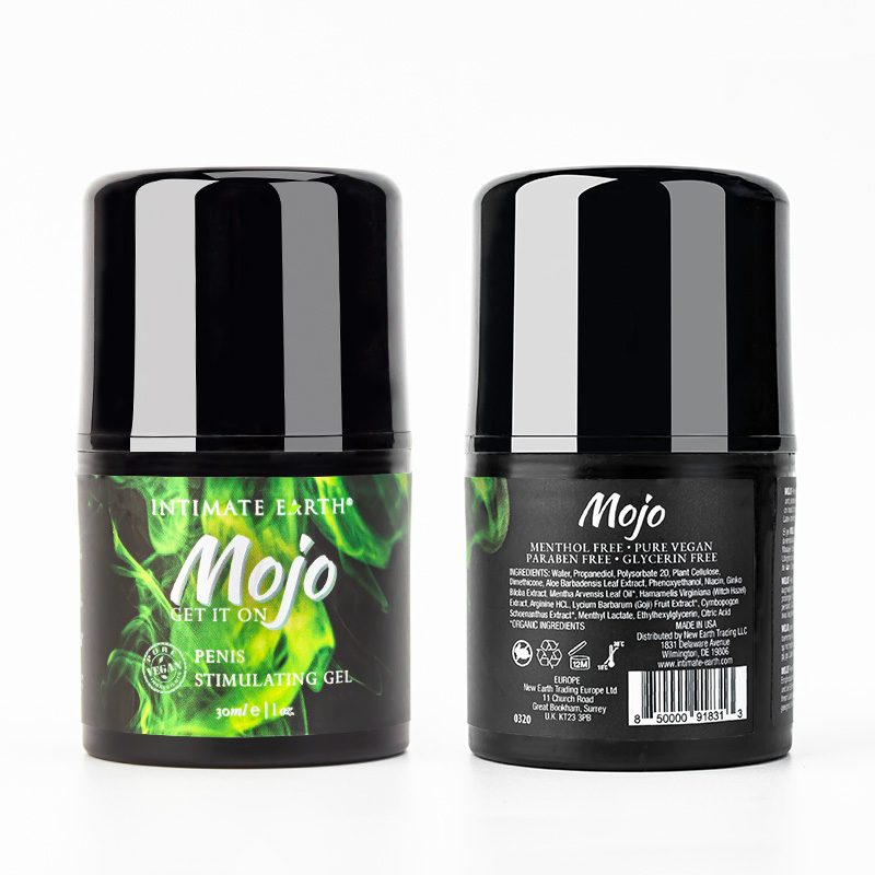 3dHHp1L8VYxmNZ Intimate Earth - Mojo Ginseng Penis Stimulating Gel - 30ml